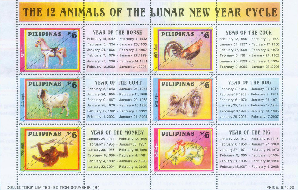 lunar new year animals year